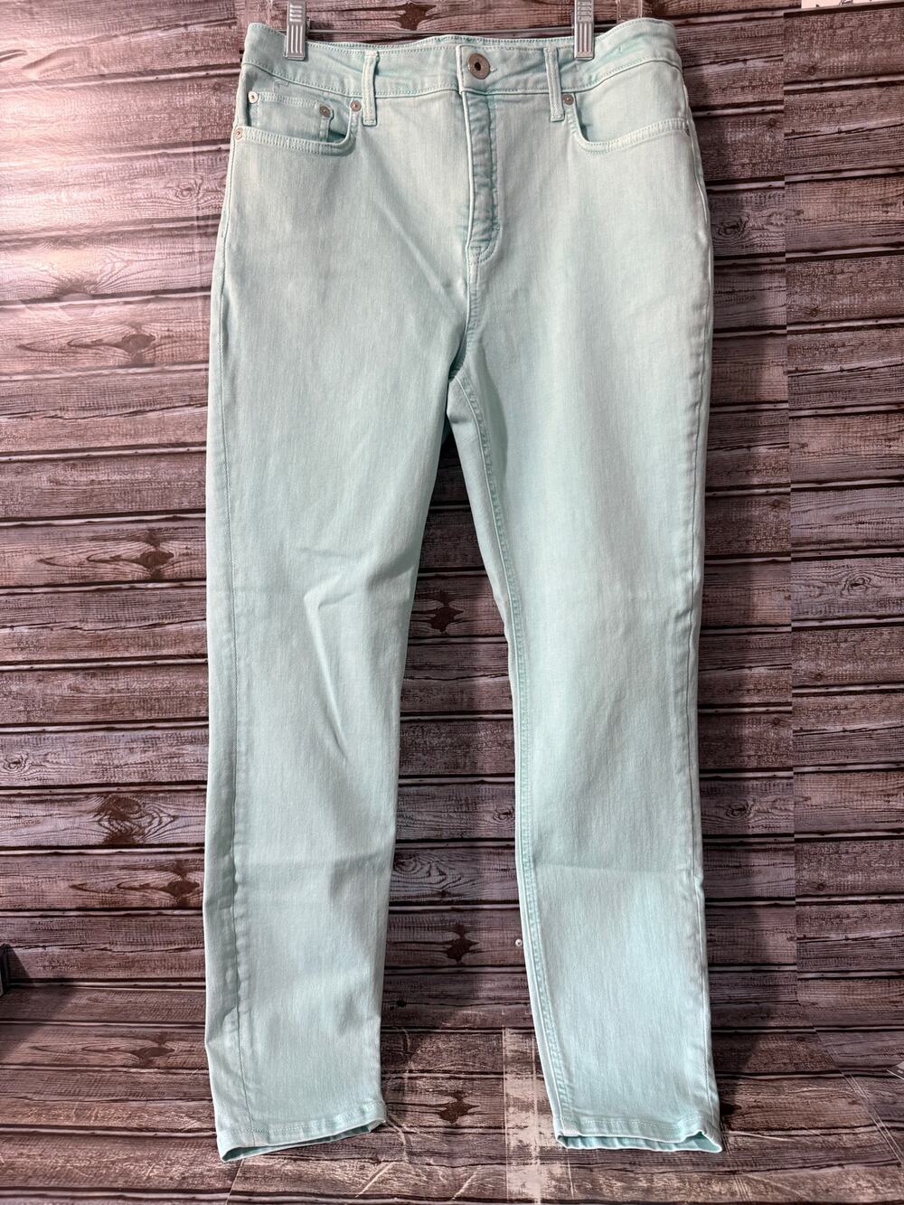 Vinyard Vines Aqua Jeans High Rise Skinny Size 30